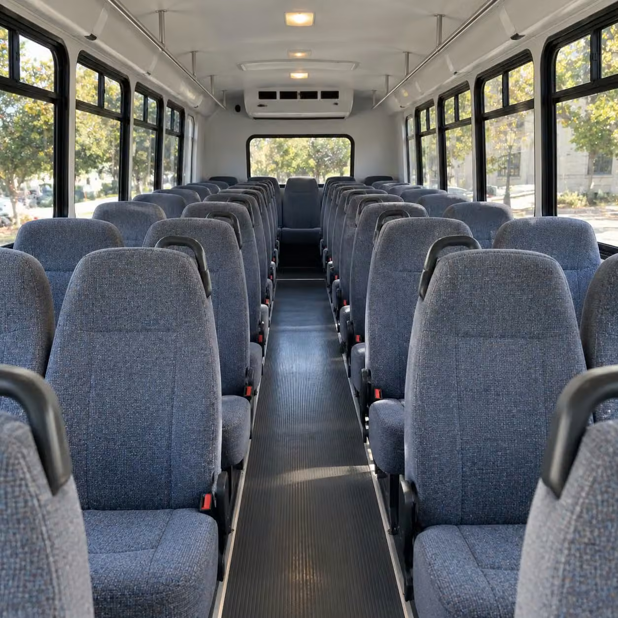 30 passenger minibus inside