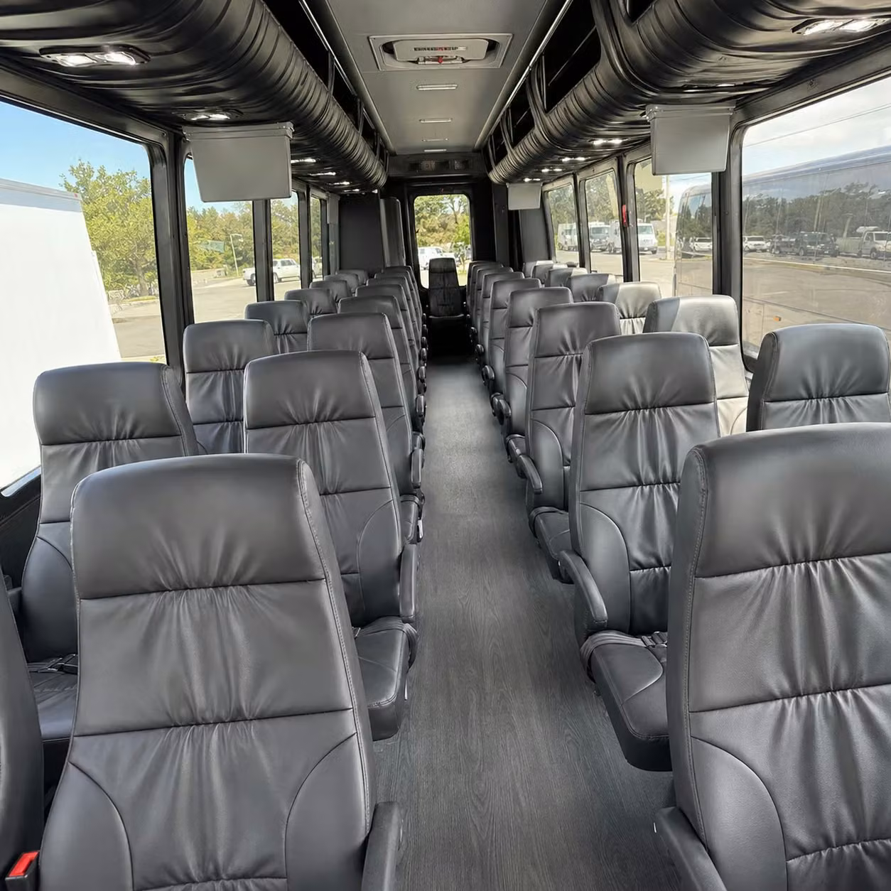 35 passenger minibus interior